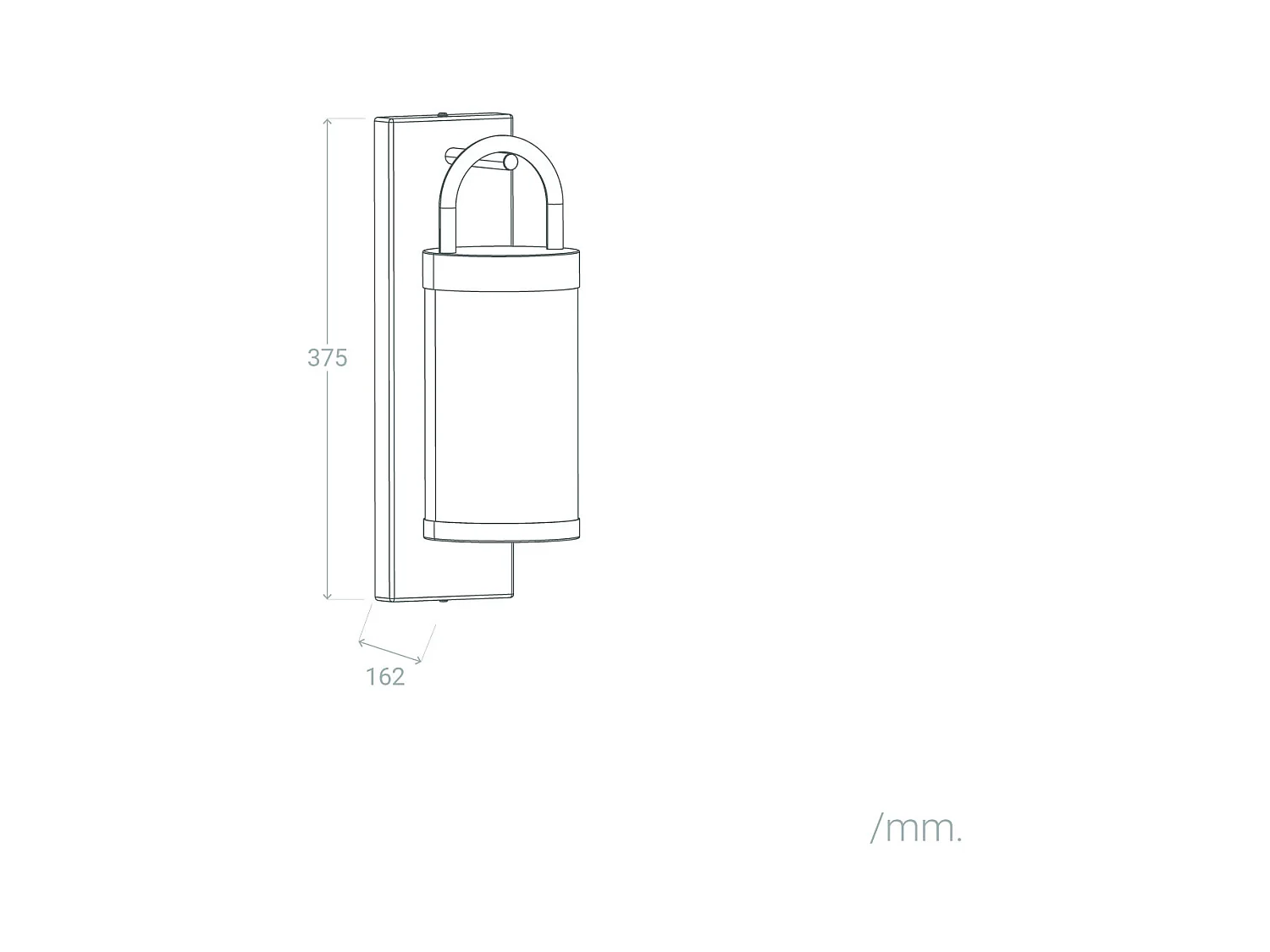 Applique Murale Extérieure Benny avec Détecteur de Mouvement PIR  Noir