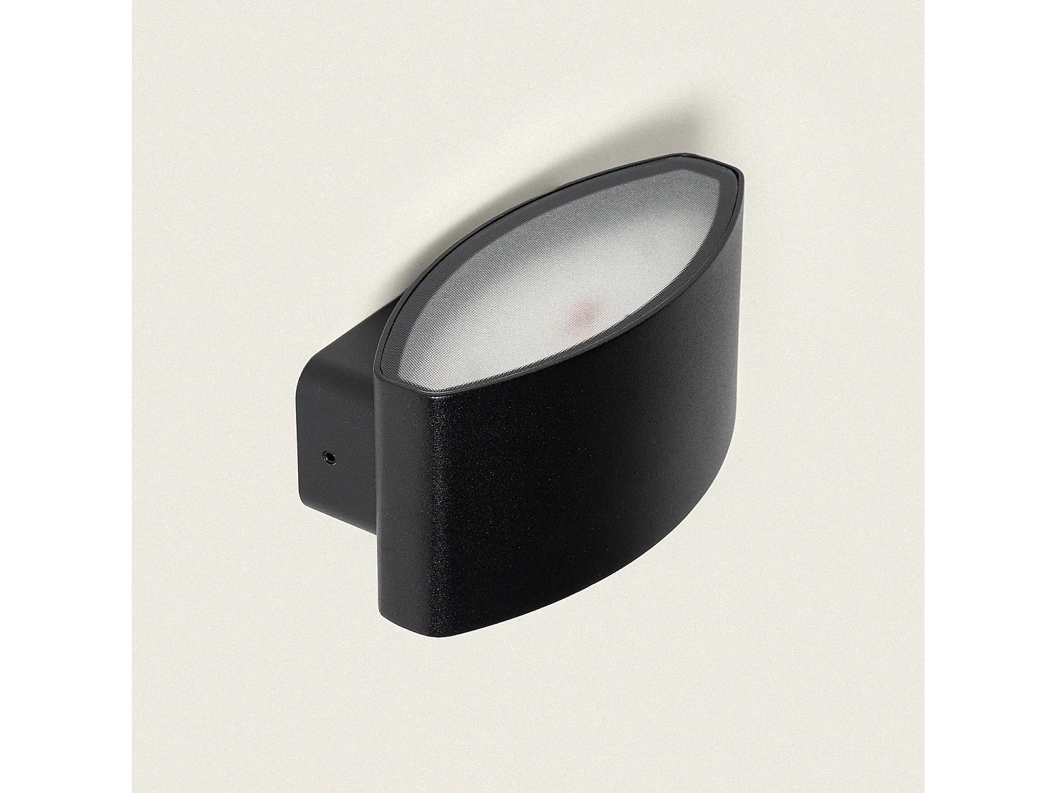 Applique Murale Extérieure LED 12W Éclairage Rectangulaire Noire Masha Noir