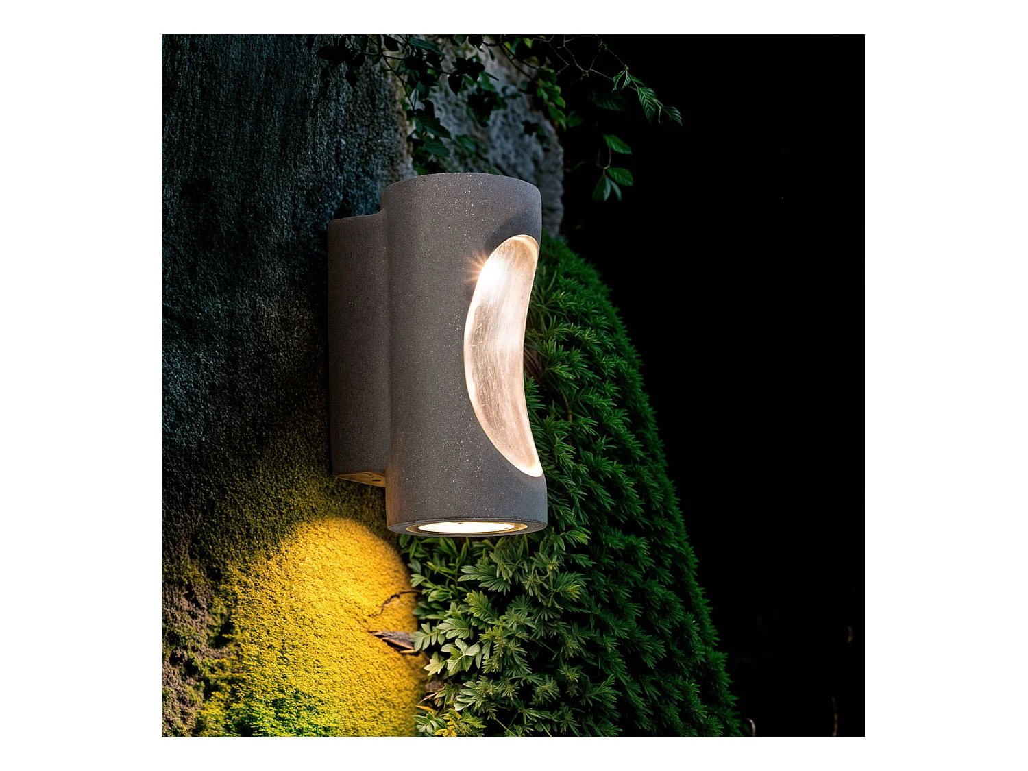 Applique da Parete per Esterni LED Regolabile 12W Cemento Brinvo Grigio Pietra