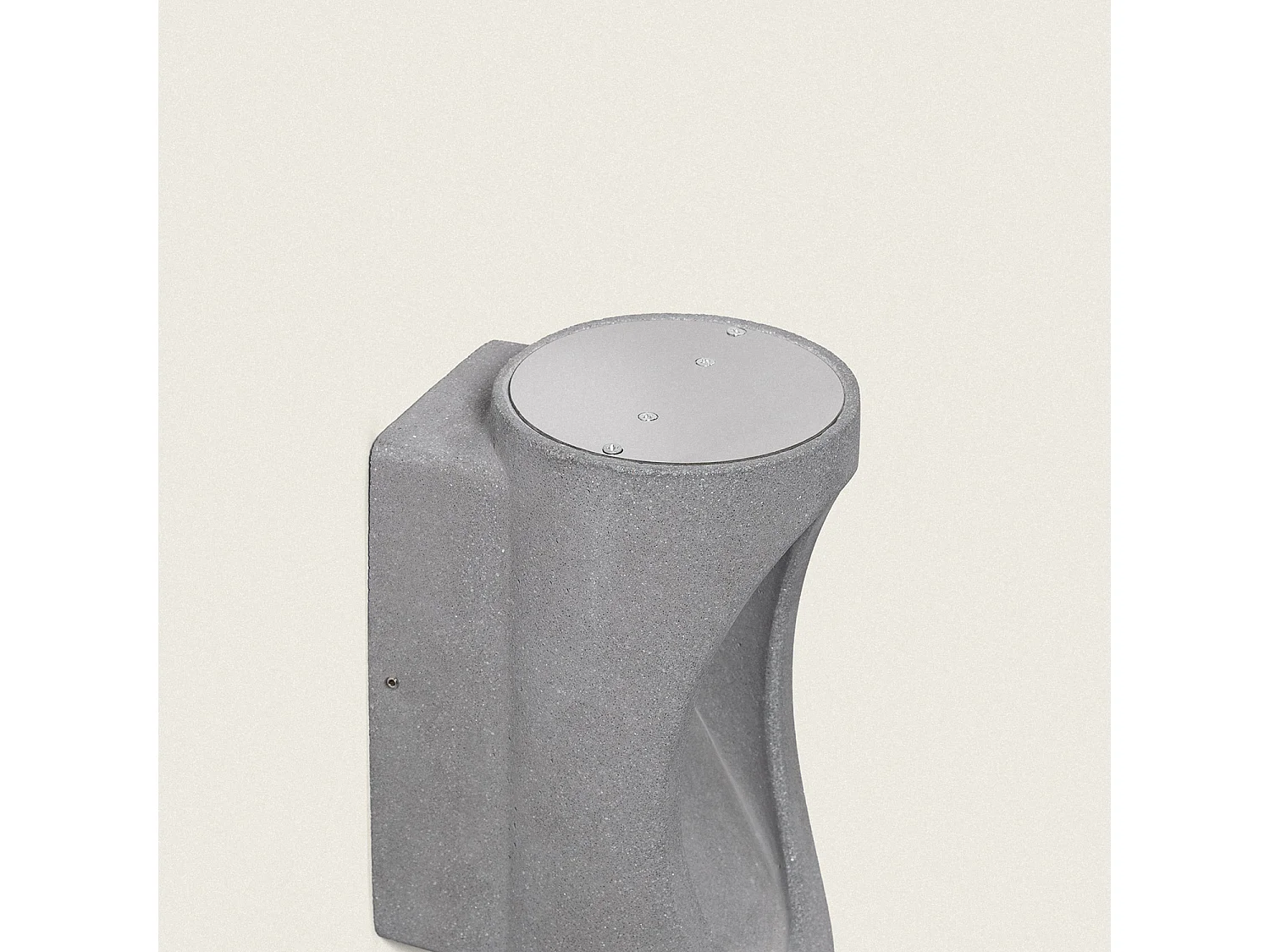 Applique Murale Extérieure LED Dimmable 12W Ciment Brinvo Gris Pierre