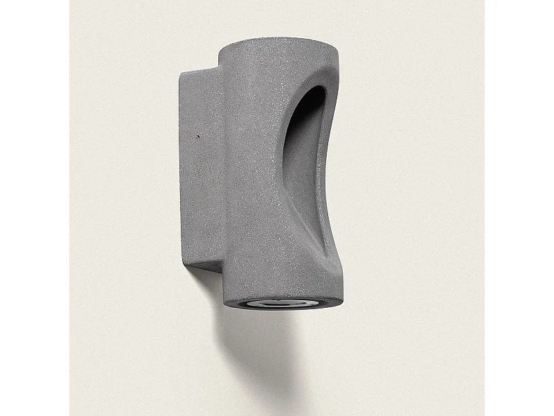 Applique Murale Extérieure LED Dimmable 12W Ciment Brinvo Gris Pierre