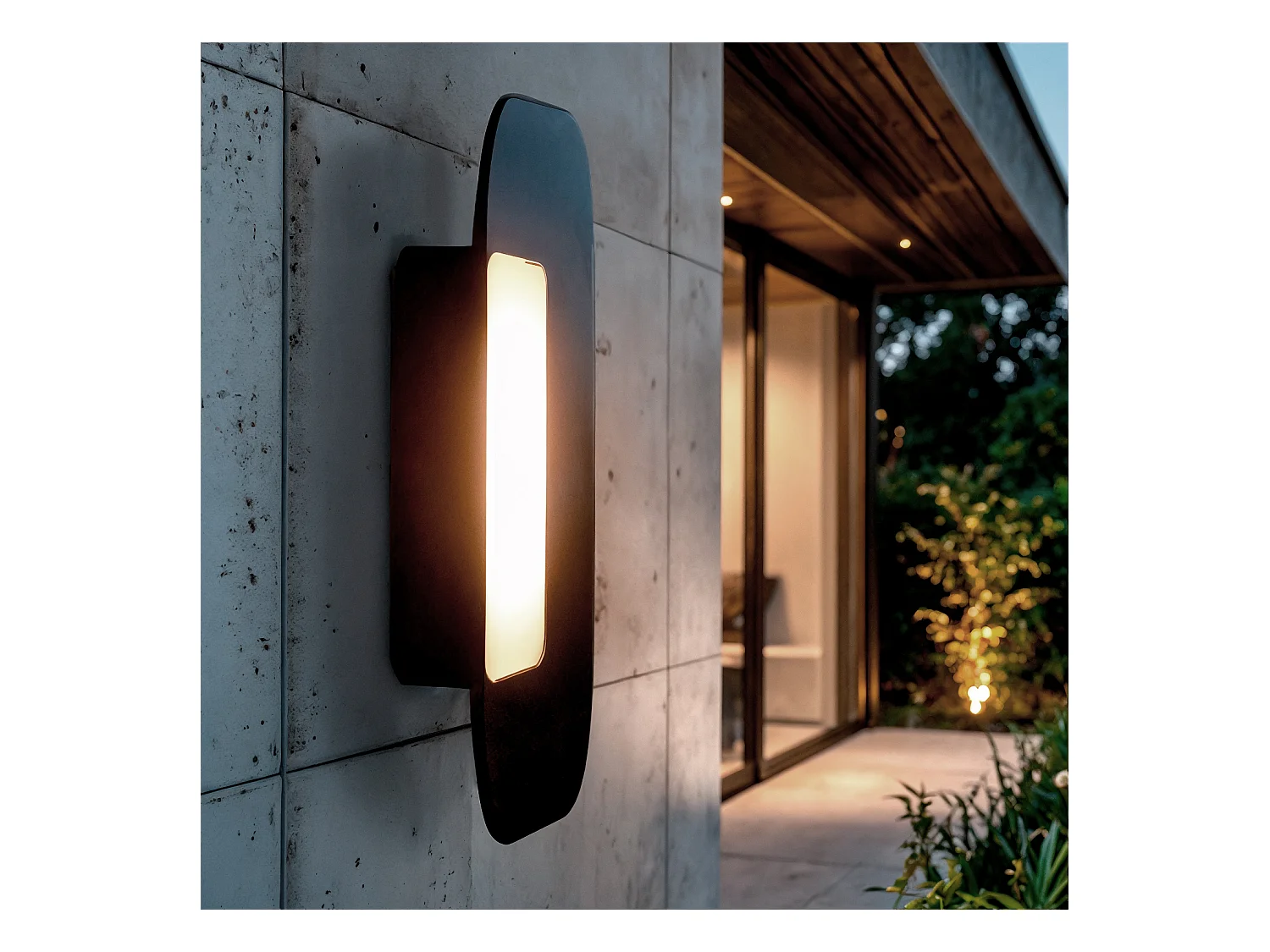 Applique Murale LED 18W Aluminium Bakulo Noire Noir