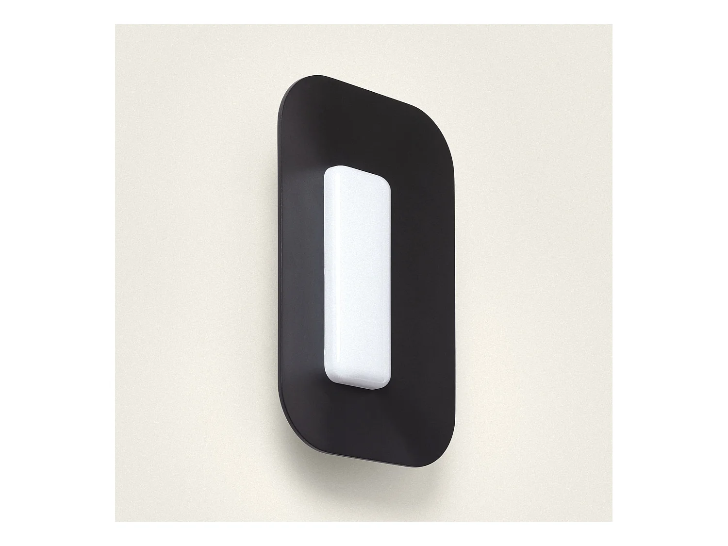 Aplique de Pared LED CCT Seleccionable 6W Rook Negro Negro
