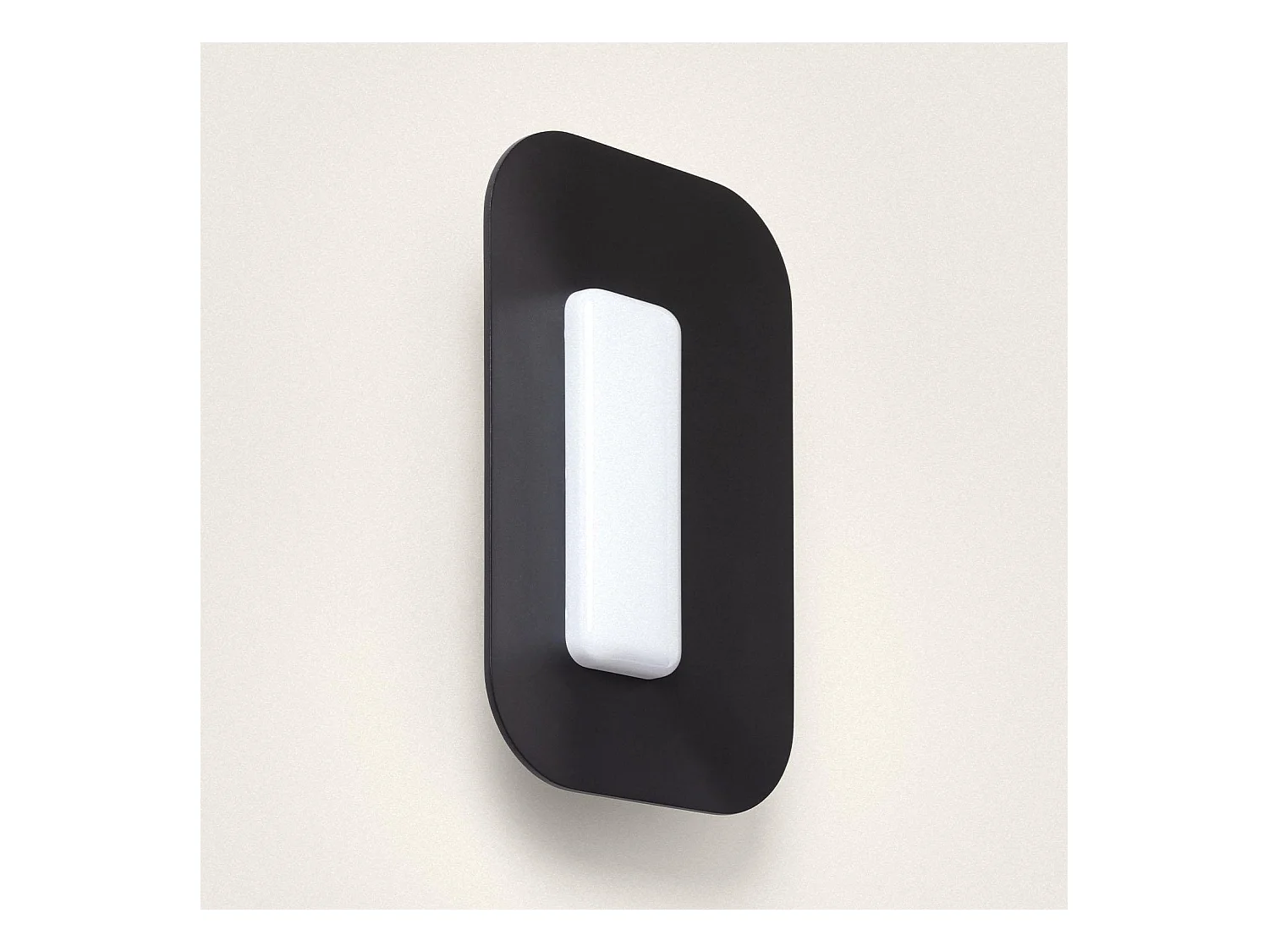 Aplique de Pared LED CCT Seleccionable 6W Rook Negro Negro