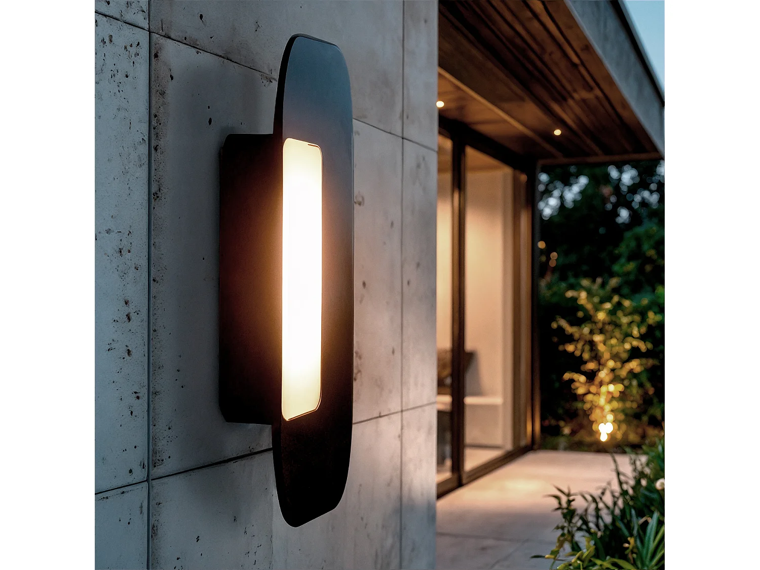 Applique da Parete LED CCT Selezionabile 6W Rook Nero Nero