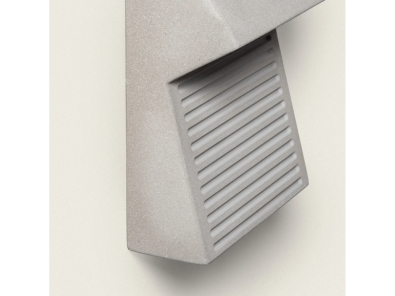 Applique Murale Extérieure LED 8W Ciment Sealy Gris Pierre