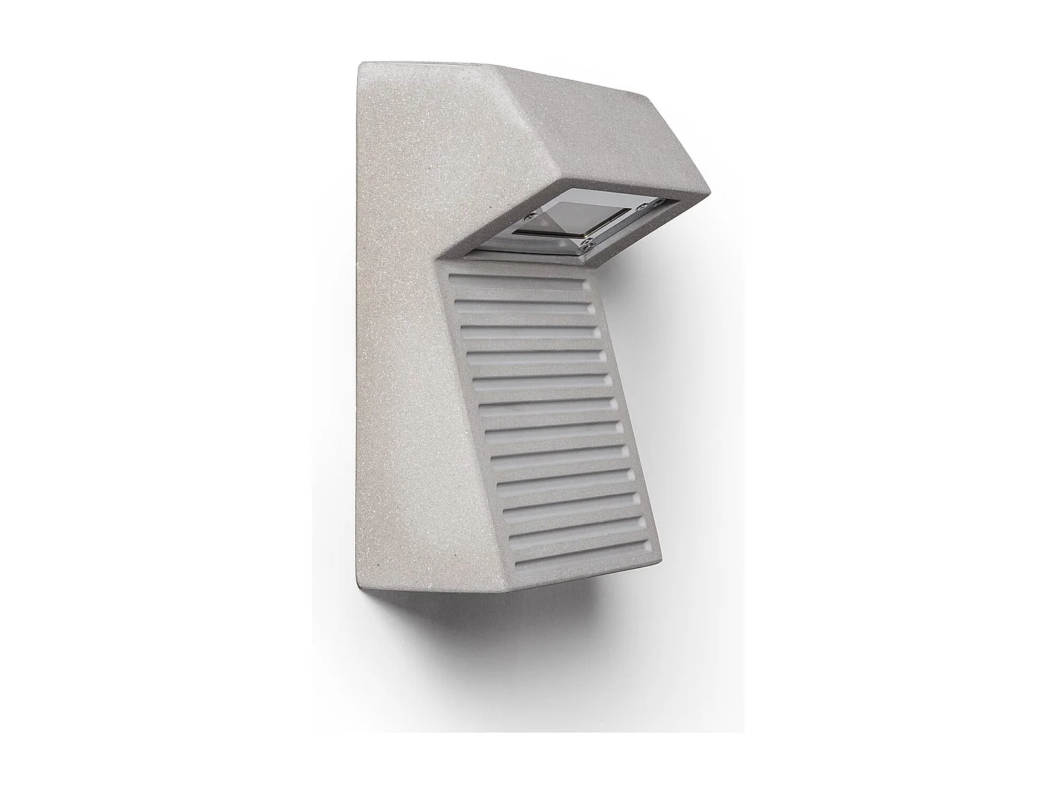 Aplique de Pared Exterior LED 8W Cemento Sealy Gris Piedra