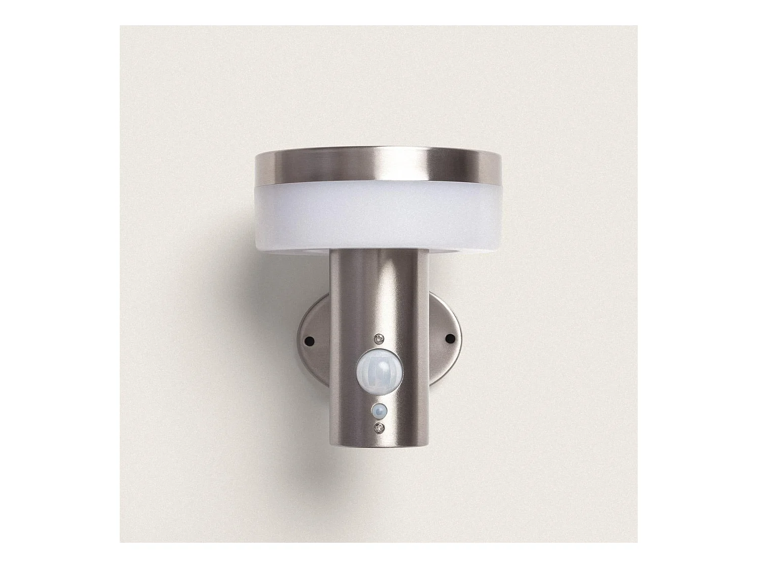 Applique Murale Extérieure Solaire LED 1.5W Aluminium avec Détecteur de Mouvement Ashier Argent