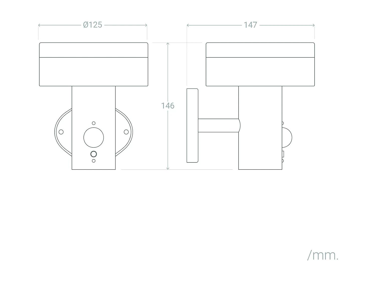 Aplique de Pared Exterior Solar LED 1,5W Acero Inoxidable con Sensor de Movimiento Ashier Plateado