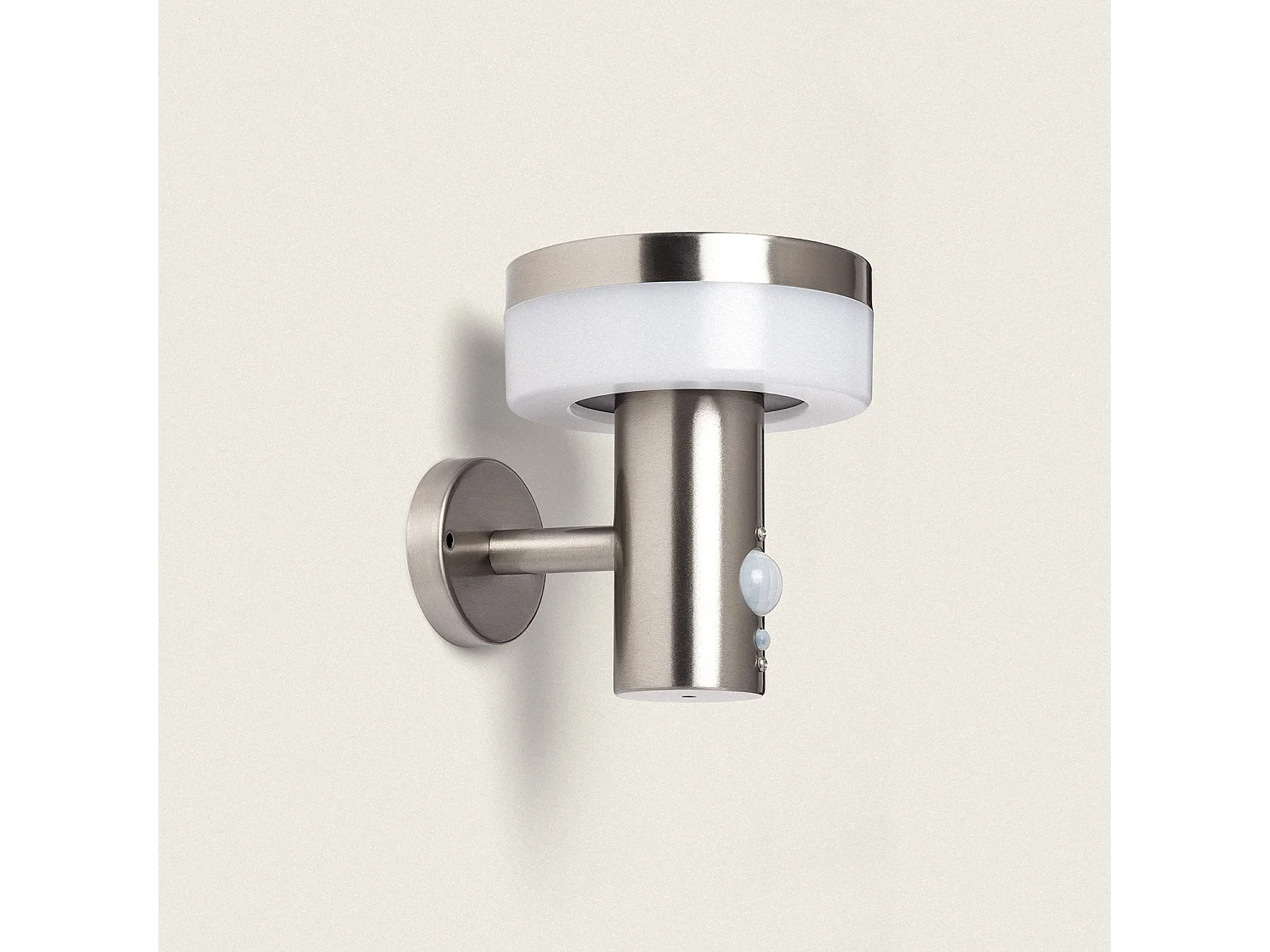 Applique Murale Extérieure Solaire LED 1.5W Aluminium avec Détecteur de Mouvement Ashier Argent