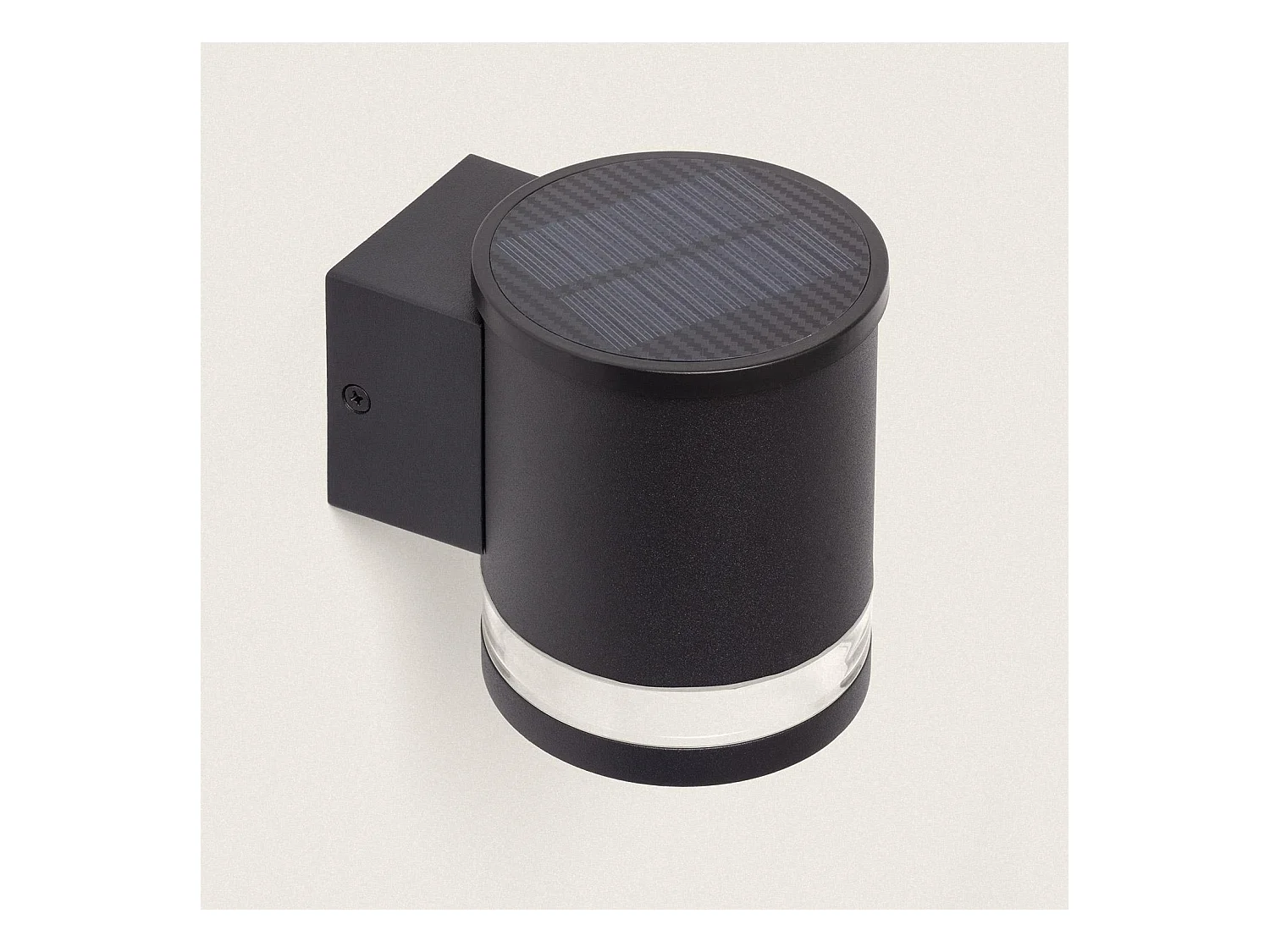 Applique Murale Extérieure Solaire LED Aluminium Draco Noir