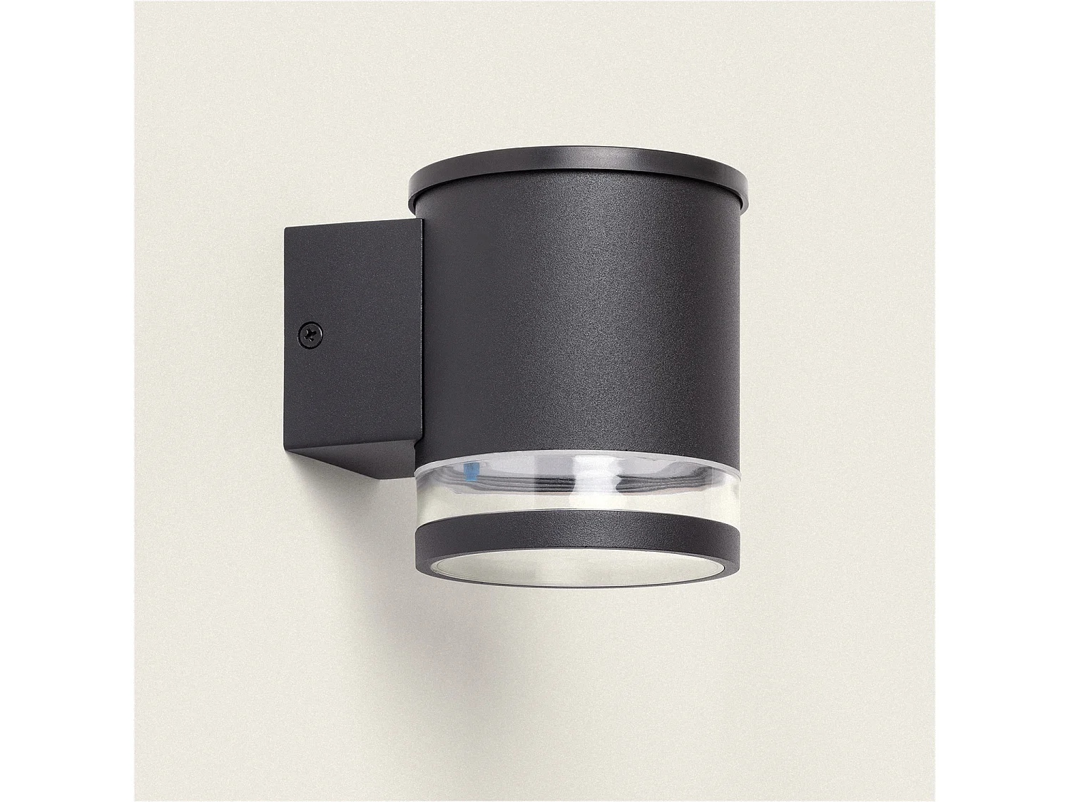 Applique Murale Extérieure Solaire LED Aluminium Draco Noir