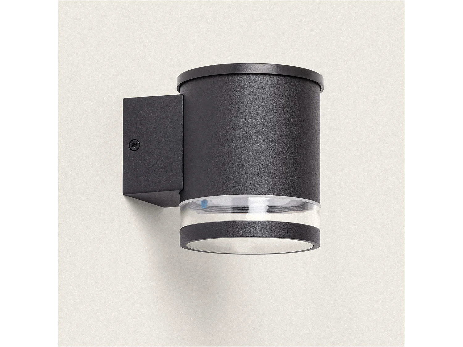 Applique Murale Extérieure Solaire LED Aluminium Draco Noir