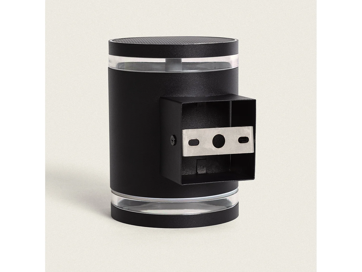 Aplique de Pared Exterior Solar LED Aluminio con Sensor de Movimiento Draco Negro