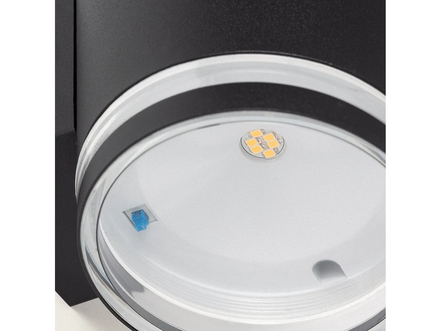 Applique da Parete per Esterni Solare LED Alluminio con Sensore di Movimento Draco Nero