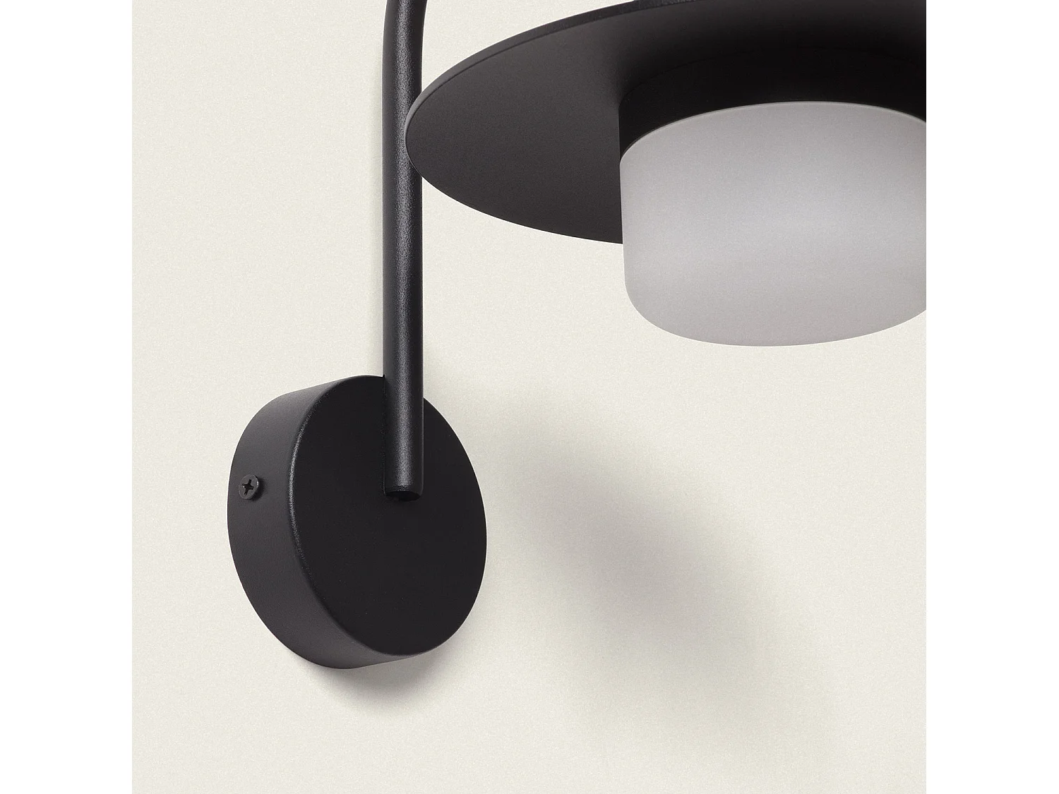 Aplique de Pared LED 5W Exterior Aluminio Ziapka Negro