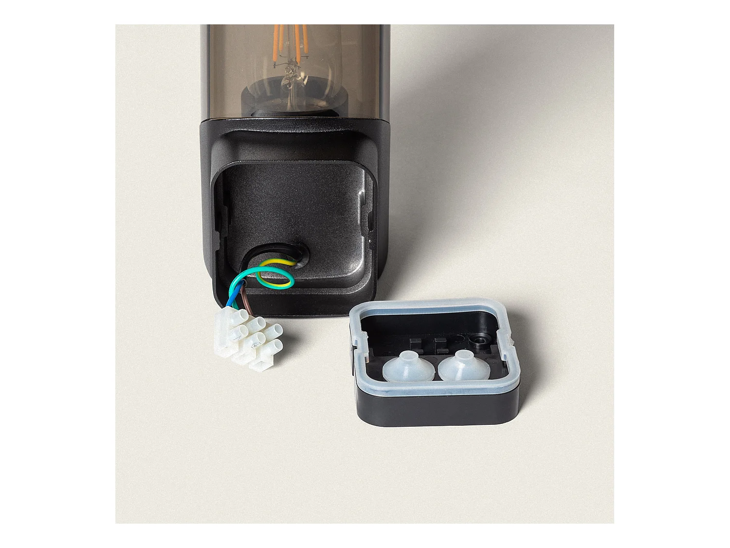 Applique Murale Extérieure avec Détecteur PIR Pelly Noir