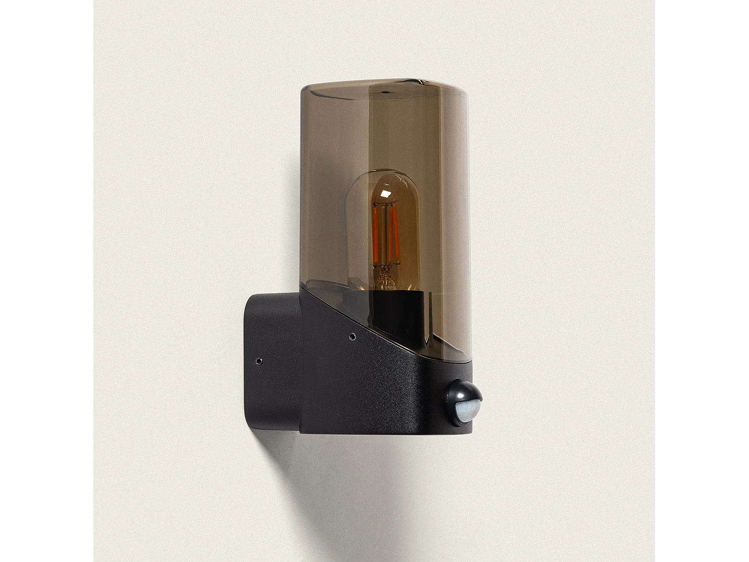 Applique Murale Extérieure avec Détecteur PIR Pelly Noir