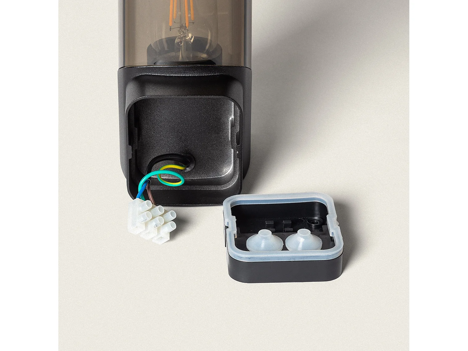 Applique Murale Extérieure avec Détecteur PIR Pelly Noir