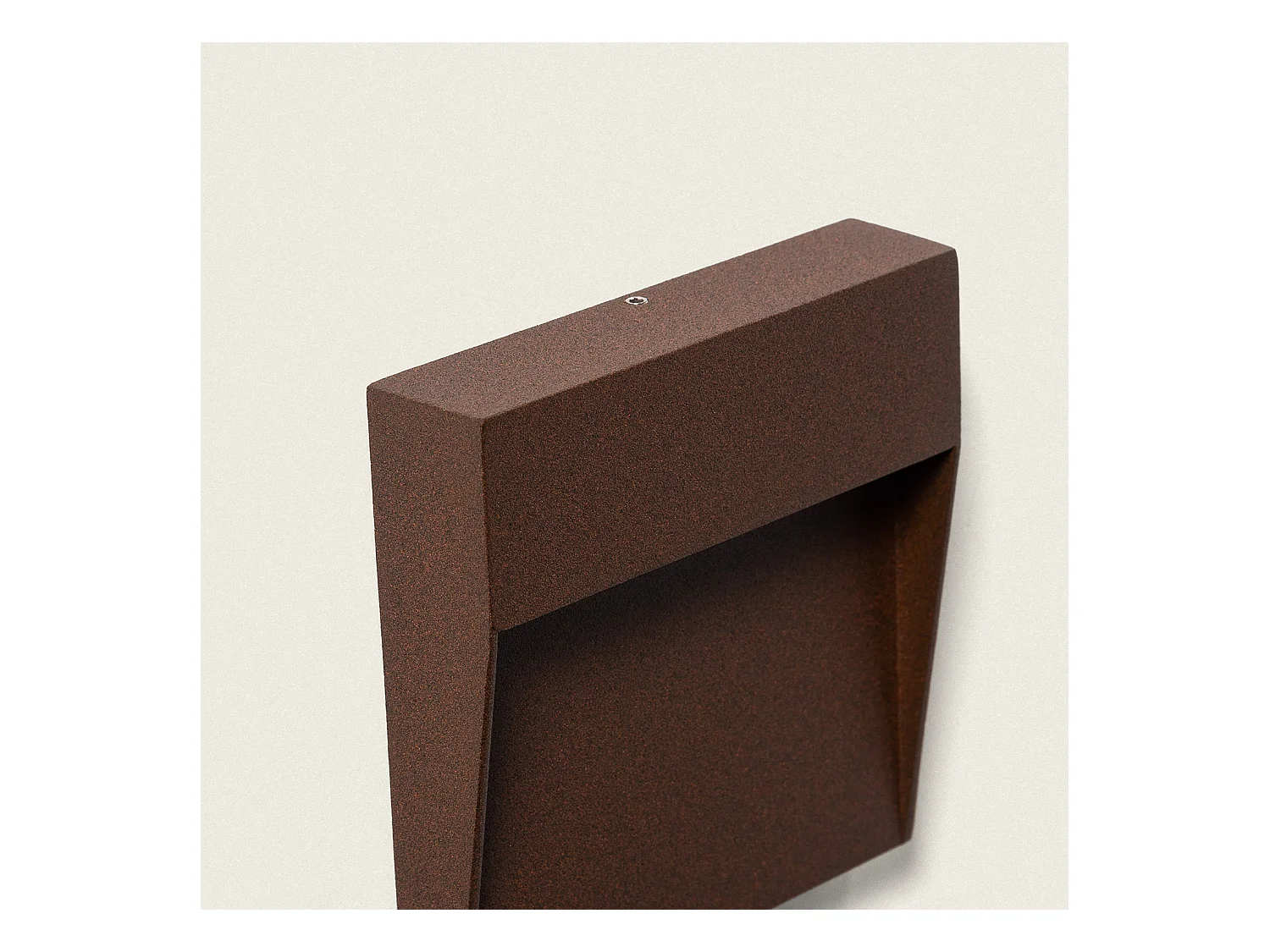 Applique Murale Extérieur LED 3W CCT Sélectionnable en Saillie Carrée Jade Brun