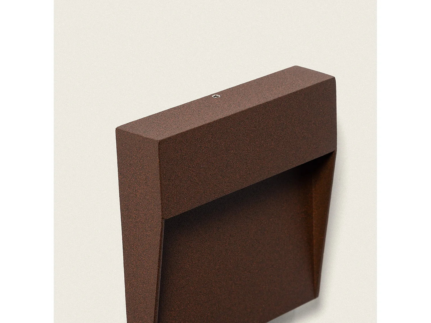 Applique Murale Extérieur LED 3W CCT Sélectionnable en Saillie Carrée Jade Brun