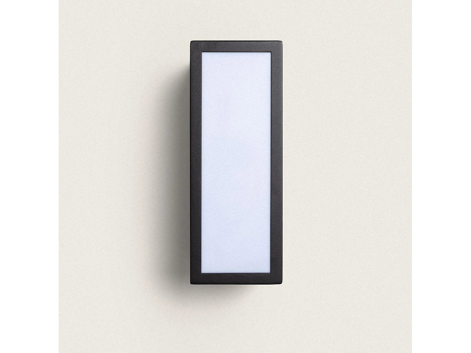 Aplique de Pared Exterior Acero Inoxidable Gakom Negro