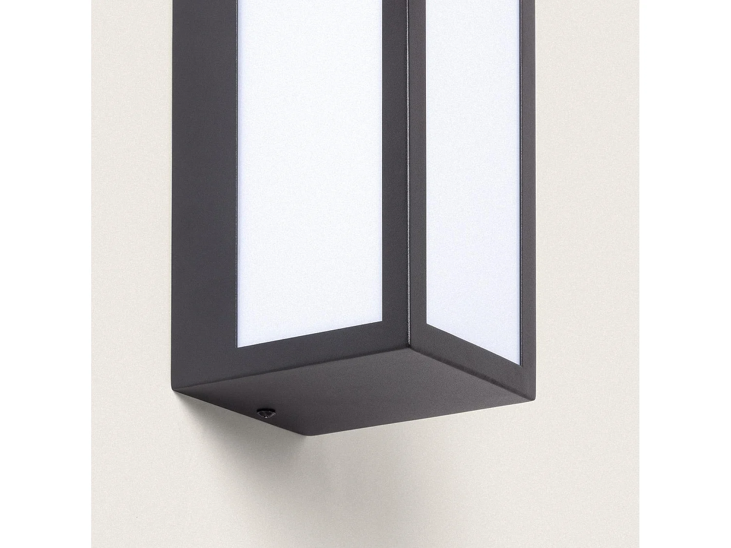 Aplique de Pared Exterior Acero Inoxidable Gakom Negro