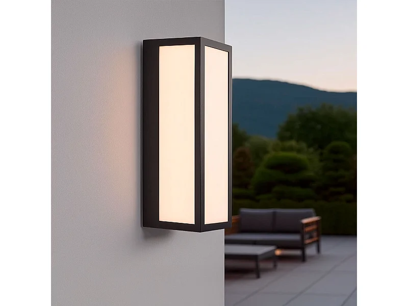 Applique Murale Extérieure Acier Inoxydable Gakom Noir