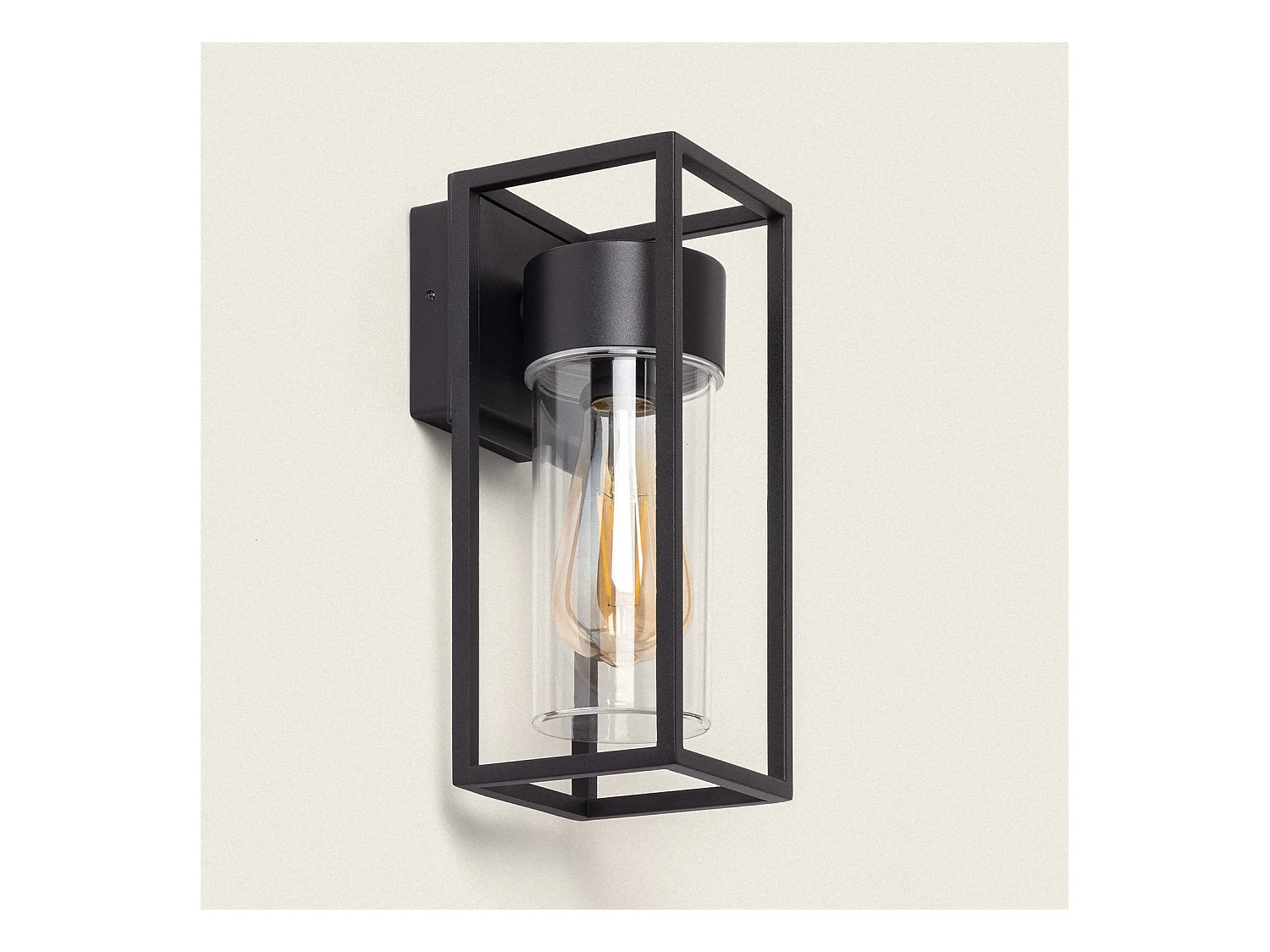 Applique da Parete per Esterno Alluminio Siawja Nero