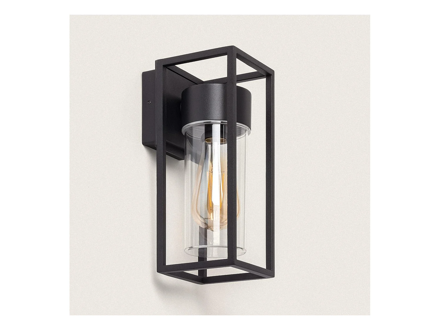 Applique da Parete per Esterno Alluminio Siawja Nero