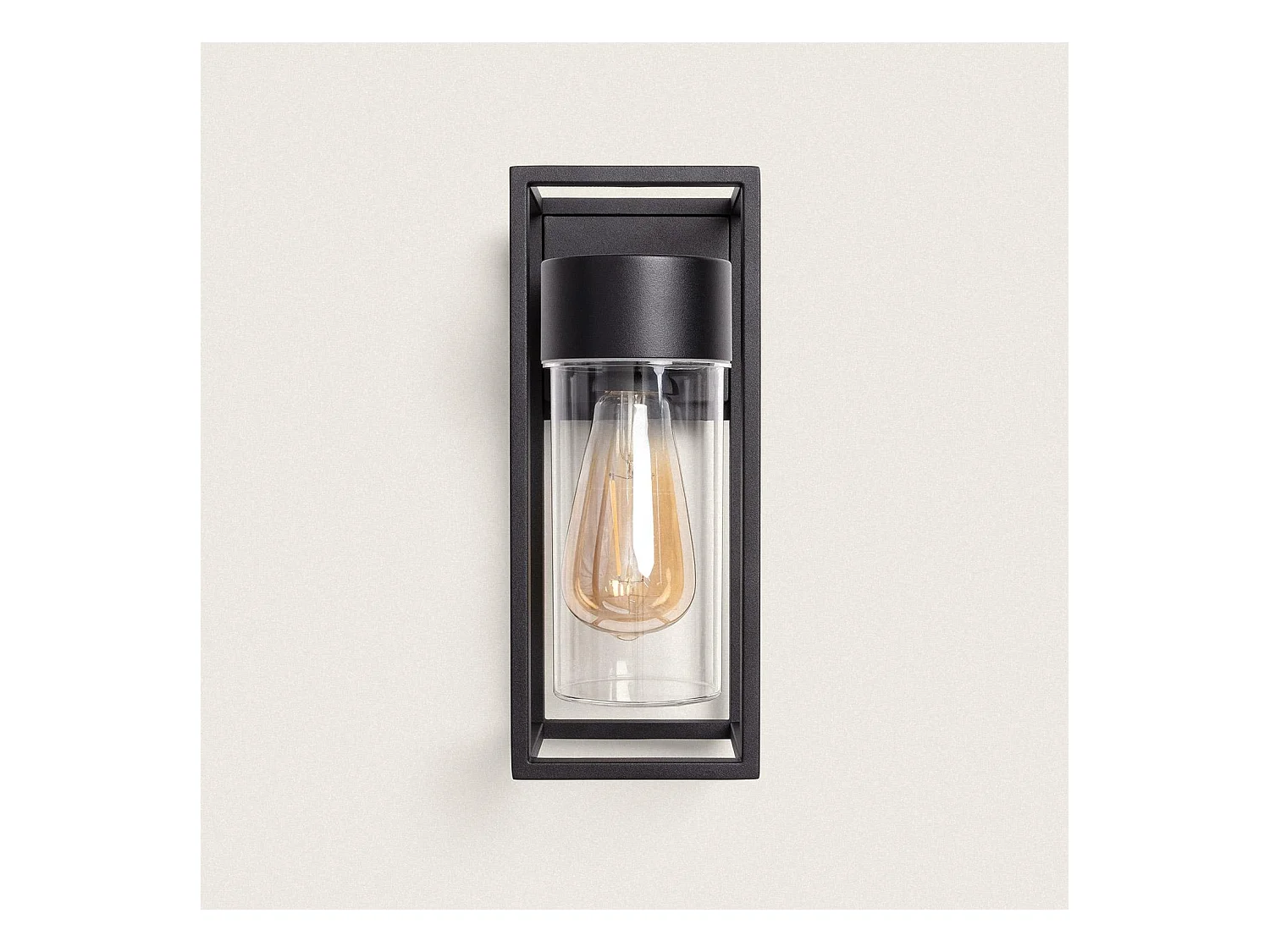 Applique da Parete per Esterno Alluminio Siawja Nero