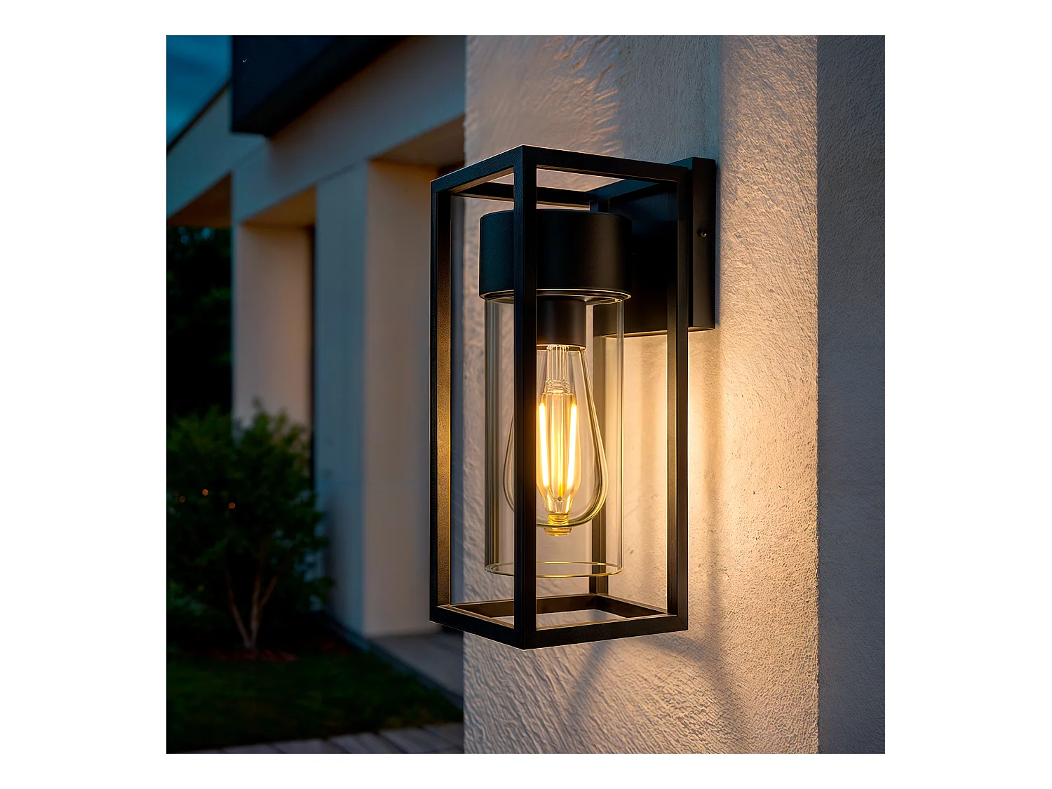 Applique da Parete per Esterno Alluminio Siawja Nero