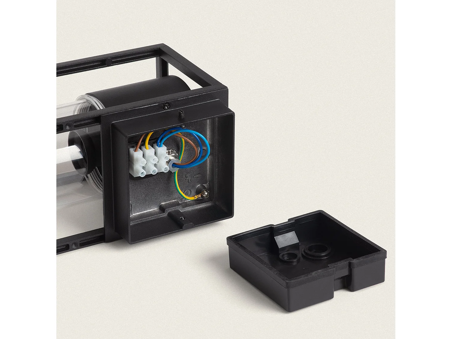 Applique Murale Extérieure Aluminium Siawja Noir