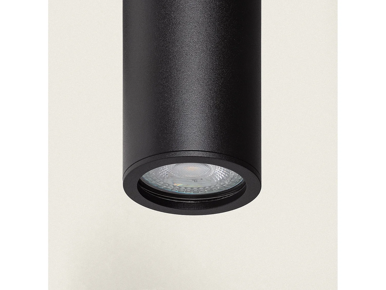 Aplique de Pared Exterior Aluminio Boukali Negro