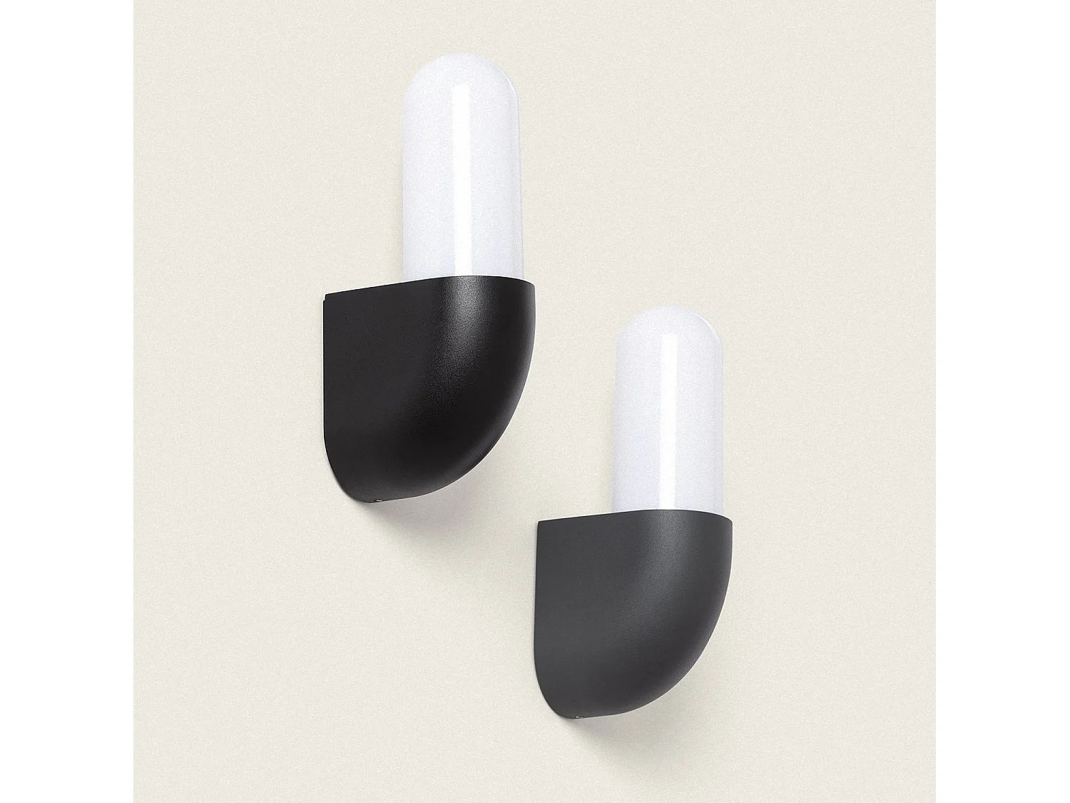 Aplique de Pared Exterior LED 7W Aluminio Anturio Negro