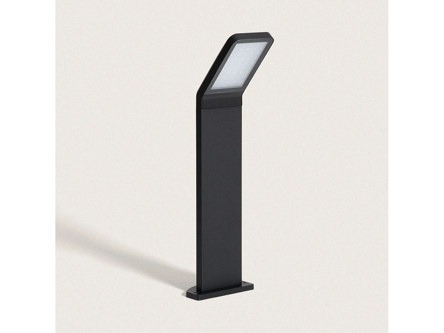 Baliza Exterior LED 9.5W Superficie Pie 50cm Aluminio Legacy Negro