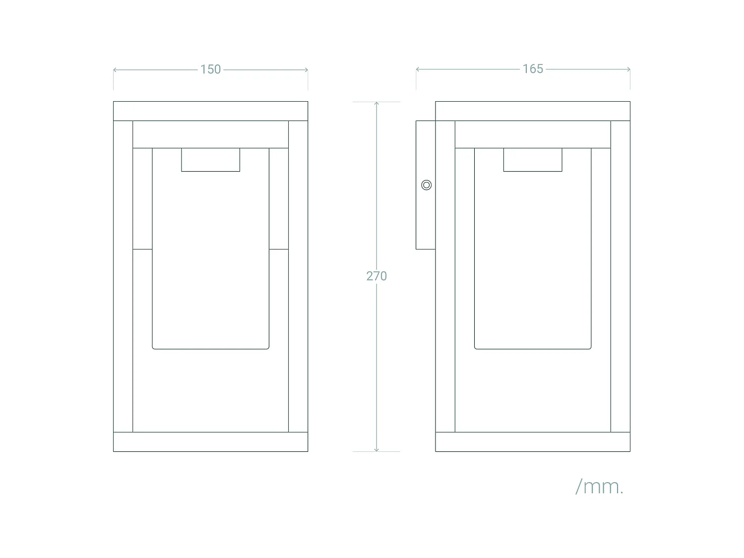 Aplique de Pared Exterior Aluminio Ankari Negro