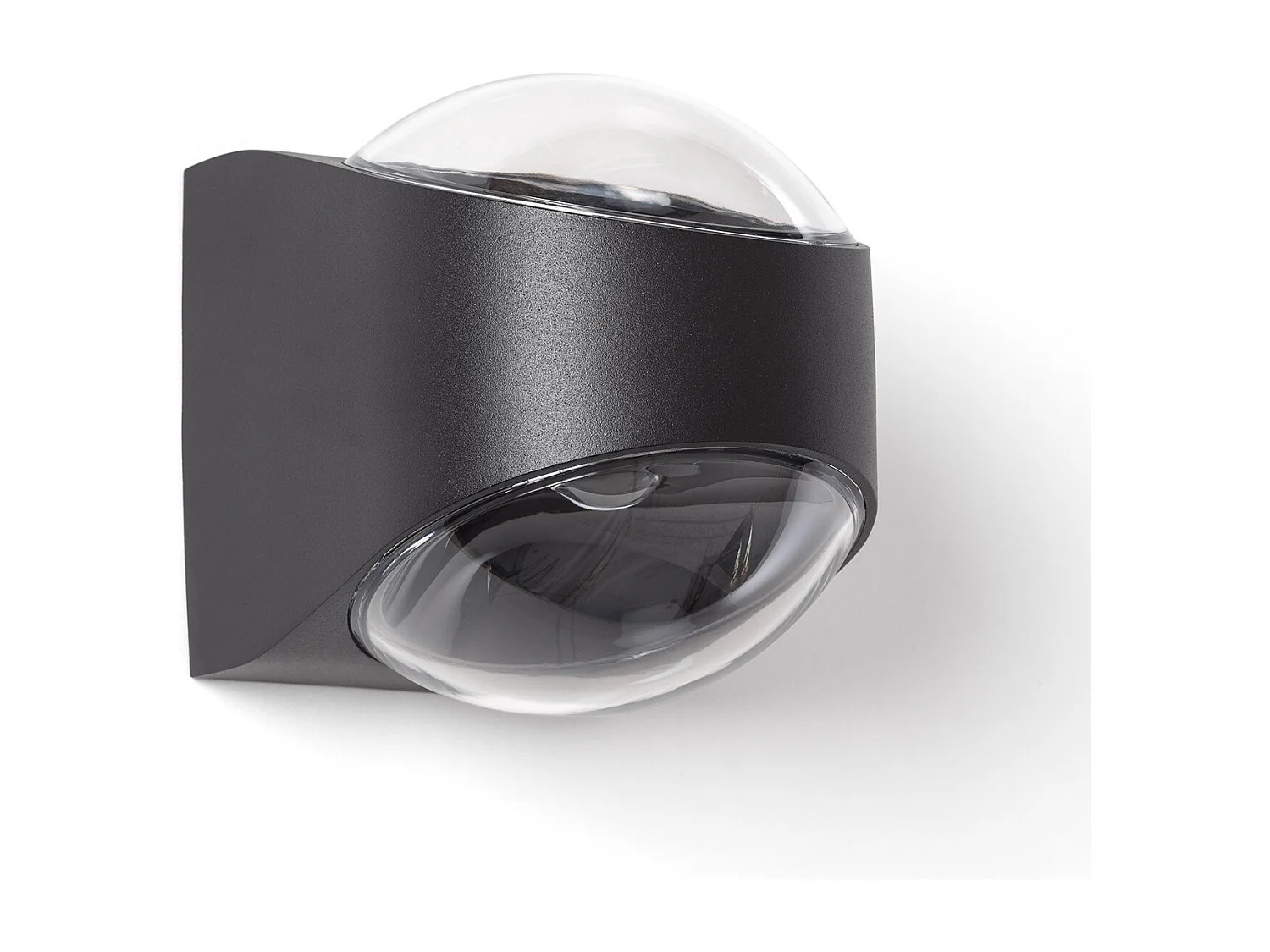 Applique da Parete per Esterni LED 12W Alluminio Doppia Luce Adelfa Nero