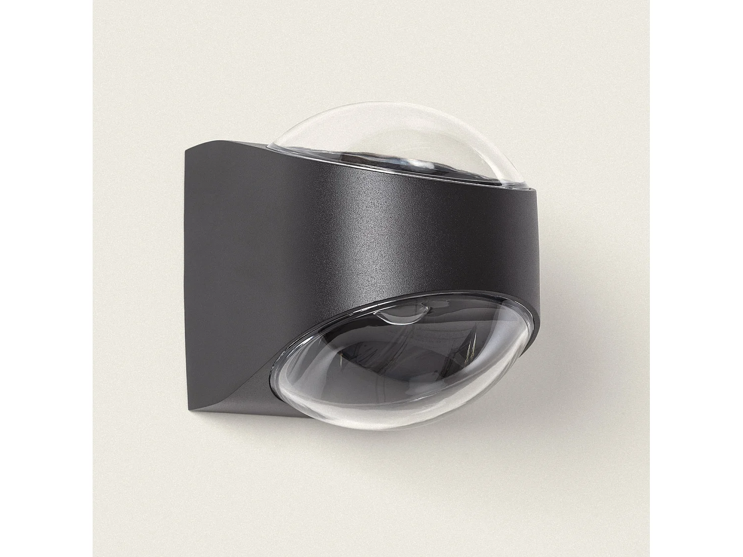 Applique da Parete per Esterni LED 12W Alluminio Doppia Luce Adelfa Nero