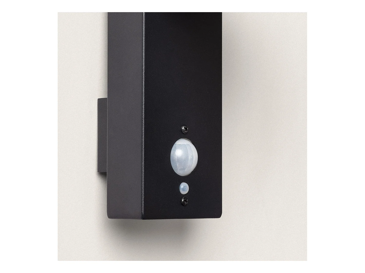 Applique Murale Extérieure Solaire LED Aluminium avec Détecteur de Mouvement Goran Noir