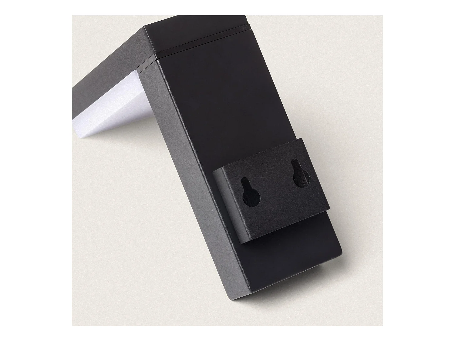 Applique Murale Extérieure Solaire LED Aluminium avec Détecteur de Mouvement Goran Noir