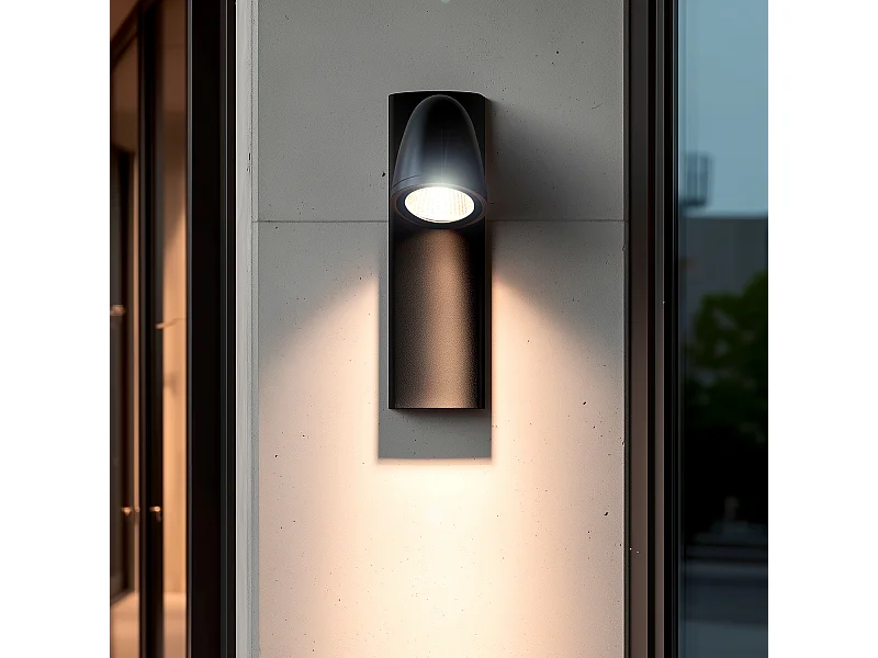 Applique da Parete per Esterni LED 6W Alluminio Abel Bianco