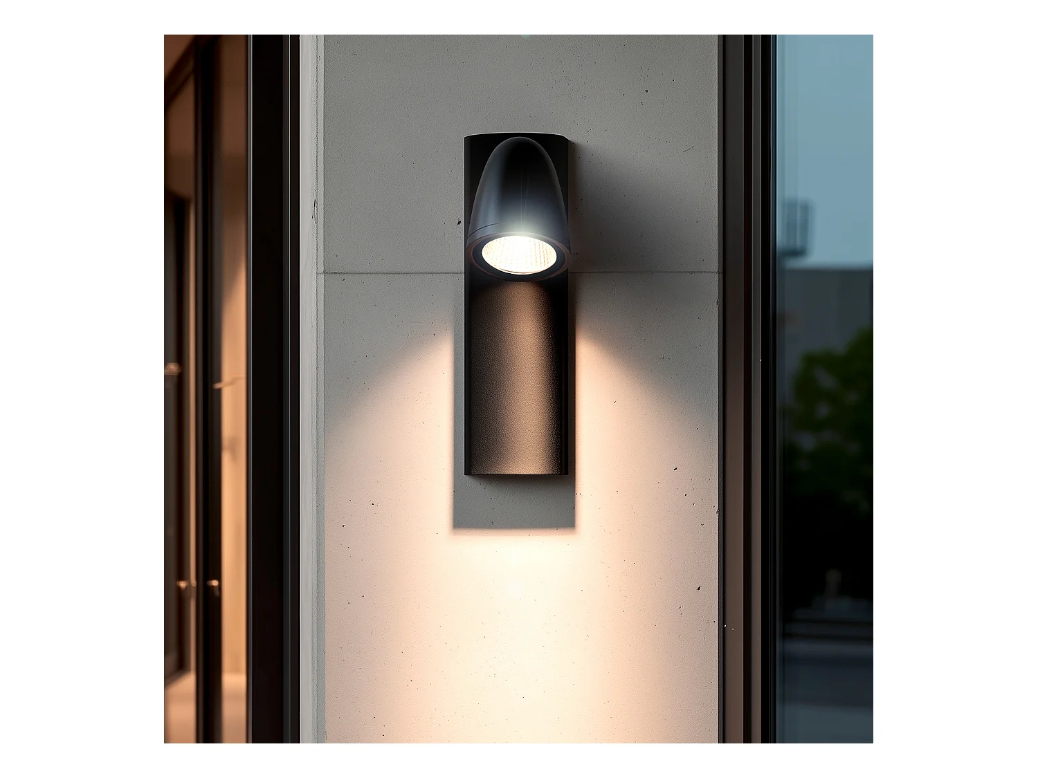 Applique Murale Extérieure LED 6W Aluminium Abel Blanc