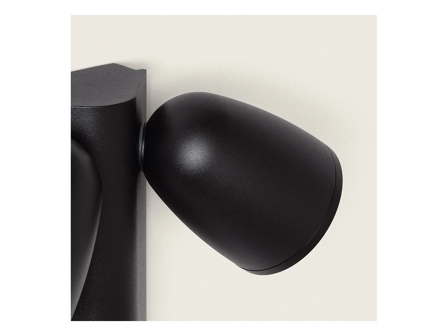 Aplique de Pared Exterior LED 12W Aluminio Abel Dos Focos Negro