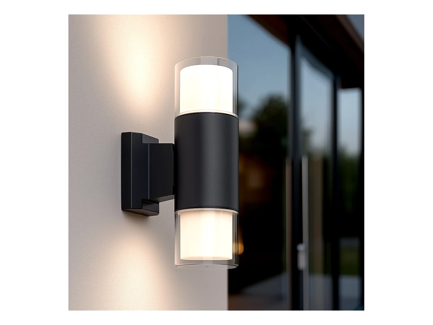 Applique Murale Extérieure Aluminium Docker Noir