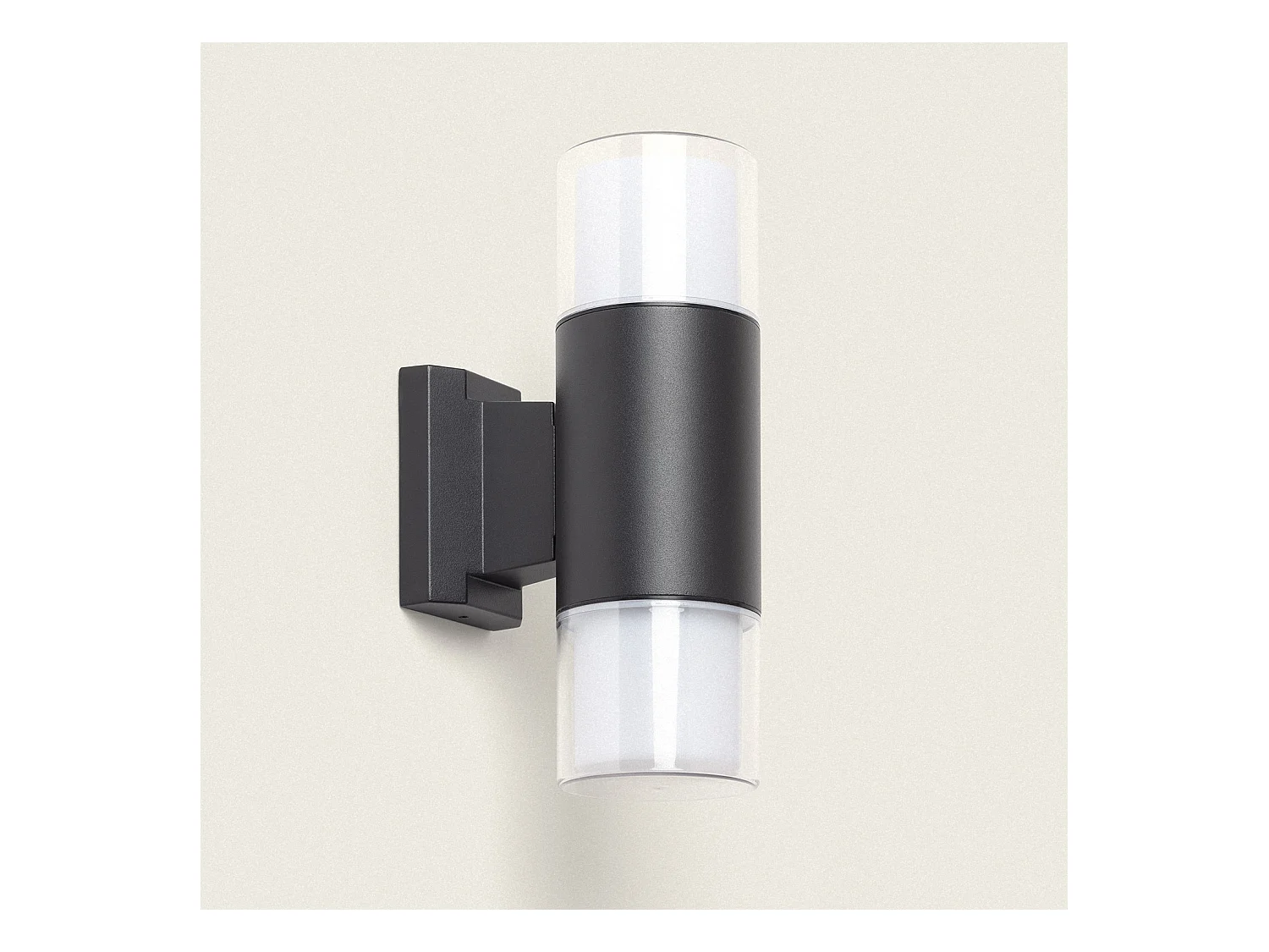 Applique Murale Extérieure Aluminium Docker Noir