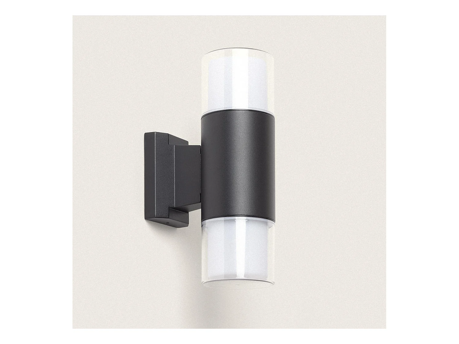 Applique Murale Extérieure Aluminium Docker Noir