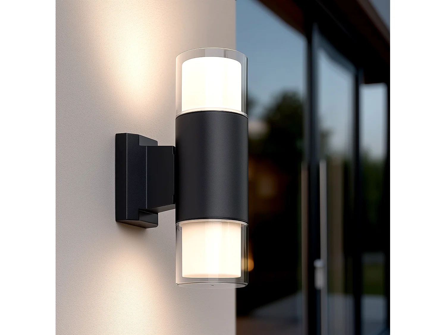 Applique Murale Extérieure Aluminium Docker Noir