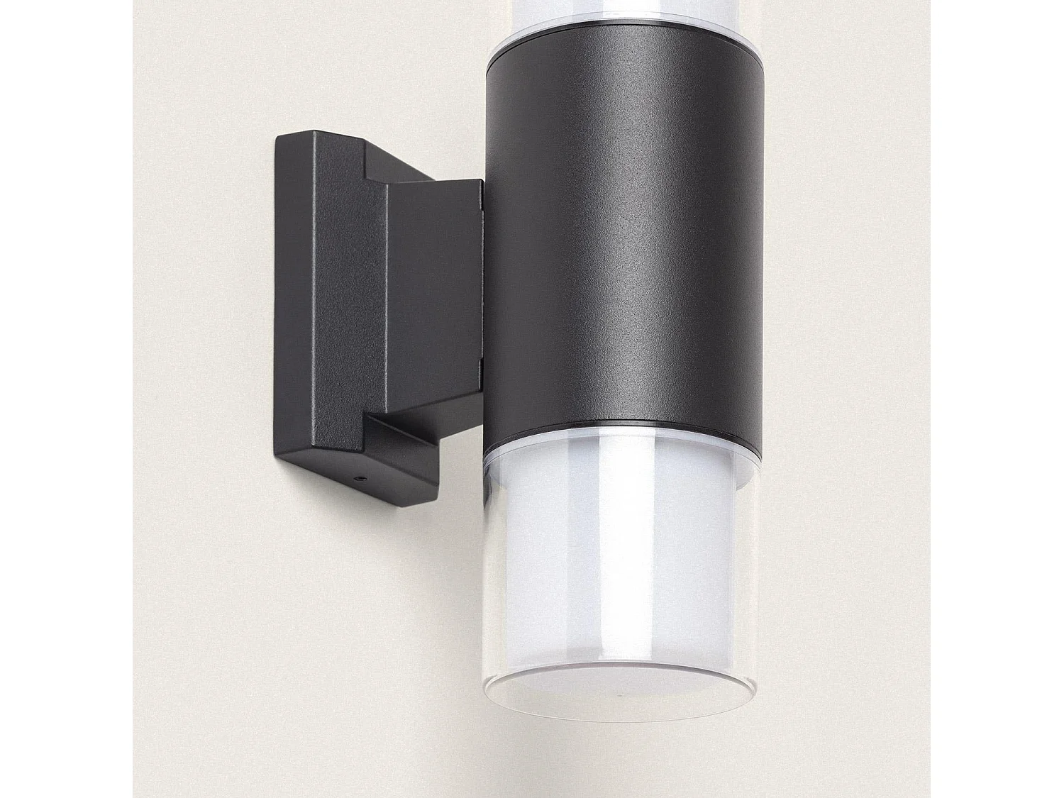 Aplique de Pared Exterior Aluminio Docker Negro