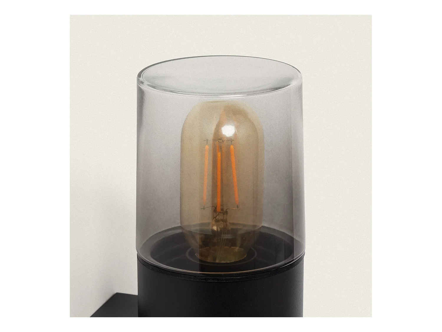 Applique da Parete per Esterni in Acciaio Inox Emley Duo Nero